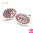 【 正規BOX 付き 】 グッチ ピアス メンズ GUCCI ピアス レディース エナメル インターロッキングG ピンク シルバー 753485 J8410 5...