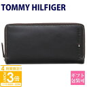 トミー ヒルフィガー 財布 メンズ 長財布 誕生日プレゼント 男性 TOMMY HILFIGER 財布 長財布 ラウンドファスナー メンズ レザー ブラウン 3...