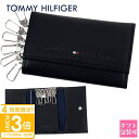 トミーヒルフィガー メンズ キーケース レザー 本革 TOMMY HILFIGER キーケース メンズ 6連 ブラック 31TL17X005 001 誕生日プレ...