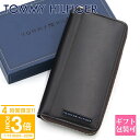 トミーヒルフィガー 財布 メンズ TOMMY HILFIGER 財布 長財布 メンズ ラウンドファスナー ブラウン 31TL13X025 200 本革 レザー ...