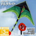 凧揚げ カイト 凧 専用リール付属 長尾200cm リール 凧上げ タコ揚げ スポーツ 外遊び キッズ 子供 家族 おもちゃ 玩具 レジャー ピクニック 公園 キャンプ 折りたたみ アウトドア スポーツトイ スカイスポーツ フォイルカイト パラフォイルカイト
