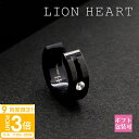 【P3倍】ライオンハート ピアス メンズ 正規品 LION HEART ピアス シングルピアス 片耳 メンズ レディース ペア フープピアス ブラック LHMP001N ライオンハート ピアス メンズ アクセサリー 夏 新品 通販 2025