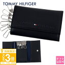 【P3倍】トミーヒルフィガー メンズ キーケース レザー 本革 TOMMY HILFIGER キーケース メンズ 6連 ブラック 31TL17X005 001 誕生日プレゼント 男性 就職祝い 革小物 おしゃれ 正規品 通販 2025 プレゼント