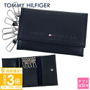 【P3倍】トミーヒルフィガー メンズ キーケース TOMMY HILFIGER キーケース メンズ 6連 ネイビー 31TL17X005 400 レザー 本革 誕生日プレゼント 男性 就職祝い ブランド 革小物 おしゃれ 通販 2025