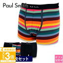 【P3倍】ポールスミス ボクサーパンツ Paul Smith メンズ ボクサーパンツ 下着 アンダーウェア ボクサーショーツ 3枚セット ブラック / マルチカ...