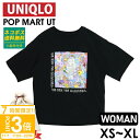 【P3倍】ユニクロ POP MART UT ラブブ Tシャツ レディース ブラック|北欧エルフ デザイン 100%綿 らぶぶ POP MART POP MART...