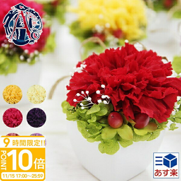 【P10倍】プリザーブドフラワー ギフト 誕生日 カーネーション 一輪 赤 枯れない プチ お祝い 祝電 電報 結婚祝い プロポーズ 開店祝い 喜寿 祝い 仏花 ミニ お供え お悔やみ 花 還暦祝い ブリザーブドフラワー ブリザードフラワー 通販 プレゼント