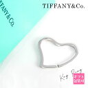 ティファニー キーホルダー（レディース） ティファニー キーリング レディース TIFFANY＆Co キーリング エルサ ペレッティ オープン ハート キーリング シルバー 60019766 誕生日プレゼント 女性 シルバー キーリング ティファニー 通販 2024