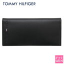 トミー ヒルフィガー 財布（メンズ） トミーヒルフィガー 財布 メンズ TOMMY HILFIGER 財布 メンズ 正規品 長財布 二つ折り ブラック 31TL19X006 1 誕生日プレゼント 男性 長財布 メンズ 就職祝い 通販 2024