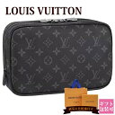 【正規紙袋無料】ルイヴィトン バッグ 鞄 かばん 新品 メンズ トラベルポーチ トゥルース トワレ GM モノグラム エクリプス M43383 LOUIS VU...