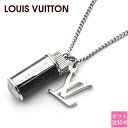 ルイヴィトン ネックレス LOUIS VUITTON ネックレス メンズ ペンダント ネックレス・チャームズ モノグラム・エクリプス シルバー M63641 ル...
