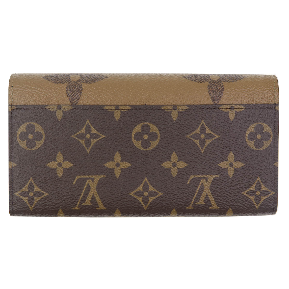 【名入れ】 ルイヴィトン 長財布 二つ折り 財布 LOUIS VUITTON モノグラム リバース ジャイアント キャンバス ポルトフォイユ・サラ M80726 正規品 新品 レディース ギフト2024 通販 ルイビトン ビトン ギフト プレゼント