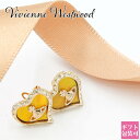 ヴィヴィアンウエストウッド ピアス レディース Vivienne Westwood ハート ペトラ イエロー/ゴールド VWP R434 PETRA 62010074R 新品 母の日 プレゼント