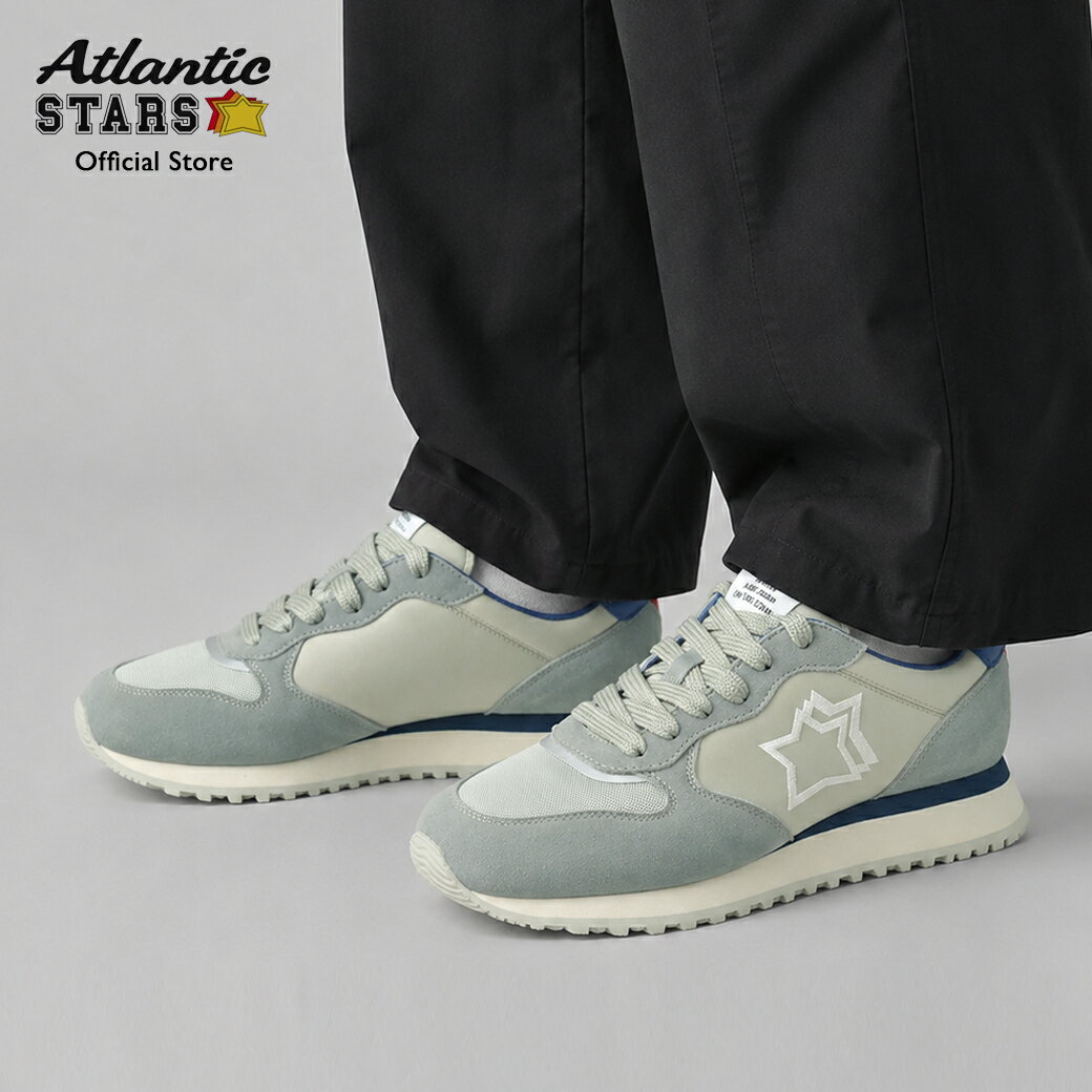 2026年春夏新作 アトランティックスターズ Atlantic STARS MENNEA メネア スニーカー メンズ 厚底 グレー ローカット 靴 シューズ カジュアル MINN1010-0300