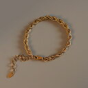 ブレスレット ツイスト つけっぱなしOK 金属アレルギー対応 サージカルステンレス ゴールド シルバー レディース プレゼント 女性