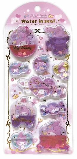 12月発売予定　サンリオキャラクターズ　ウォーターインシール
