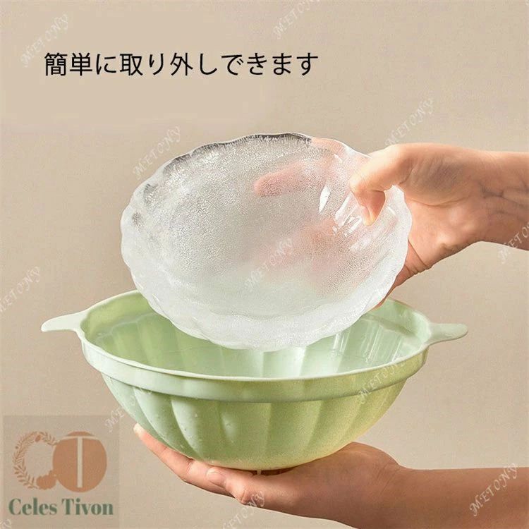 2個セット 製氷皿 氷の器 アイスディッシュメーカー ゆきポン 氷のうつわ お造り?そうめん?デザート用 ..