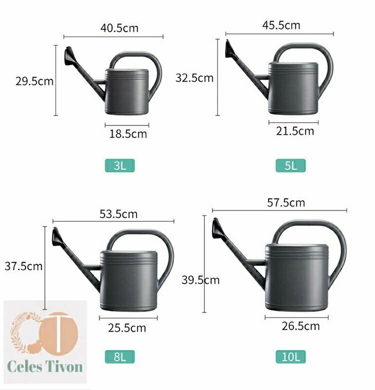 3L/5L/8L/10L じょうろ 大容量 如雨露 プラスチック おしゃれ かわいい 園芸用品 水さし ガーデニング ..