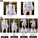 シルバー トップス パンツ スパンコール ベレー帽 レッグウォーマー キッズ ダンス衣装 セットアップ 上下セット おしゃれ 女の子 かわいい かっこいい へそ出し ダンスウエア ヒップホップ ジャズダンス k-pop 舞台服 演出服 練習着 団体服 発表会 派手 春 夏 秋