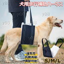 犬用 歩行補助ハーネス 介護用 歩行サポート ペット 歩行補助 脱着簡単 サイズ調節可能 高齢犬 老犬 キャリー 腰リード 手洗い 軽量 通気性 抗菌消臭 リハ...