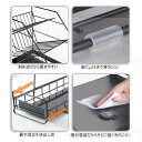 シンク下 収納 シンク下 調味料 収納 3段 キッチン収納ラック 調味料収納棚 洗面台下 収納 ブラック ホワイト 送料無料