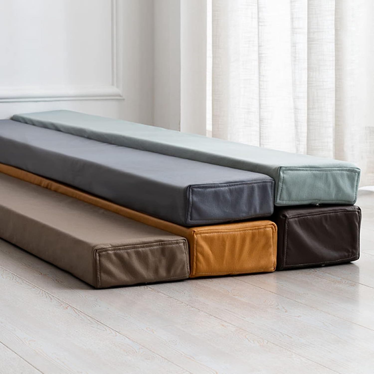 ベッドすきま用パッド 隙間パッド 隙間埋める 布 pu 低反発 隙間スペーサー ズレ防止 メモリフォーム 補助用 ベッドパッド ガッチリ固定 厚い 洗える ベッド チェア 背当て ベッドギャップフィラ