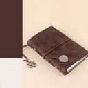 ビンテージレザーノート ヴィンテージフルグレインレザー 手帳 ラベルジャーナル ノートダイアリー A6 表紙デザイン:無地 男性と女性のための弾性ストラップと毎...