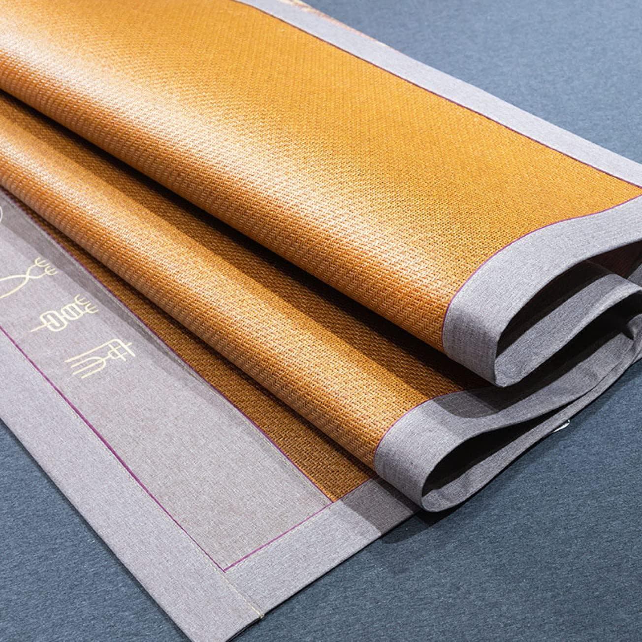 竹クールマットレス 折りたたみ 籐マット 凉席 涼しい席 籐涼しいシーツ 吸汗通気 吸湿性 通気性 冷感..