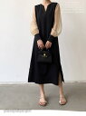新生活応援 ワンピース 夏 黒ワンピース レディース ロング丈 ロングスカート ロングワンピース 礼服 長袖 きれいめ おしゃれ ブラック 黒 フォーマル エレガント 黒 大きいサイズ ワンピース 秋 セレモニー 20代 30代 40代 50代