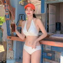 水着 レディース 体型カバー 2点セット パッド付 ビキニ 上下セット 小胸 盛れる 温泉 プール 海 夏 ママ水着 UVカット 紫外線対策 海水浴 プレゼント ギフト 送料無料 新生活