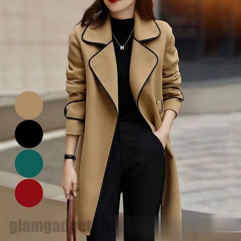 新生活応援 レディース コート ツイードコート ロングコート スプリングコートアウター長袖 コート 大人 羽織り きれいめ 着痩せ カジュアル 黒 春秋 冬 シ...