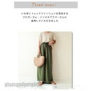 ガウチョパンツ ワイドパンツ 凹凸感 エンボス加工 ワイドパンツ ノンストレス ウエストゴム リボン結び 伸縮性 生地 ボトムス レディース 母の日 プレゼント...