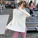 ヨガウェア トップス レディース 長袖 ロング丈 スポーツウェア tシャツ ジムウェア 部屋着 スポーツ フィットネス トレーニング ホットヨガ 運動 プレゼン...