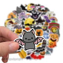 150枚セット シール ハロウィン ステッカー かぼちゃ おばけ カボチャ コウモリ 飾り かわいい ウォールステッカー 防水 壁飾り 部屋装飾 アニメ DIY ハロウィンパーティ飾り 子供 ノートブック 冷蔵庫 水筒 送料無料 新生活