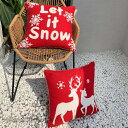 クッションカバー クリスマス柄 民族 無地 抱き枕カバー 45x45cm ボヘミアン風 座布団カバーおしゃれ 新居祝い 北欧 正方形 柔らかい ソファー枕カバー プレゼント ギフト 送料無料 新生活