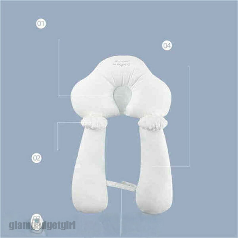 ベビーまくら 抱き枕 ベビー枕 向き癖防止枕 取り外す不可 出産祝い 添い寝 ママの心配解消グッズ 赤ちゃん用 0-2歳 月型 寝心地 向き癖の予防にも うつ伏...