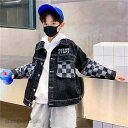 デニムジャケット 子供服 フート付き コート キッズジャケット ブルー ジージャン Gジャン 韓国子ども服 男の子 スプライシング ウィンドブレーカー トップス ジュニア 春 秋 冬 トップス 上着 長袖 羽織り 新生活