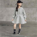 パーカー ワンピース 子供服 ドレス 長袖 女の子 韓国子供服 長袖ワンピース アンサンブル 膝丈 赤 可愛い 春秋 オシャレ キッズ ガールズ ワンピース ドレス 体型カバー お出かけ 通学 110cm 120cm 新生活