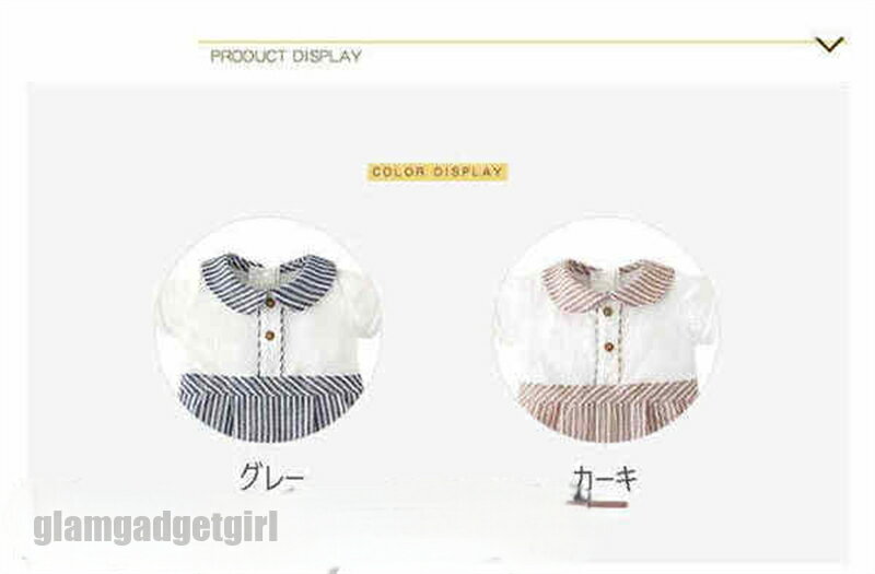 ベビー服 赤ちゃん ロンパース 綿 カバーオール キッズ ストライプ柄 可愛い 新生児 女の子 男の子 出産祝い 入園式 発表会 七五三 プレゼント ギフト 新生活 3