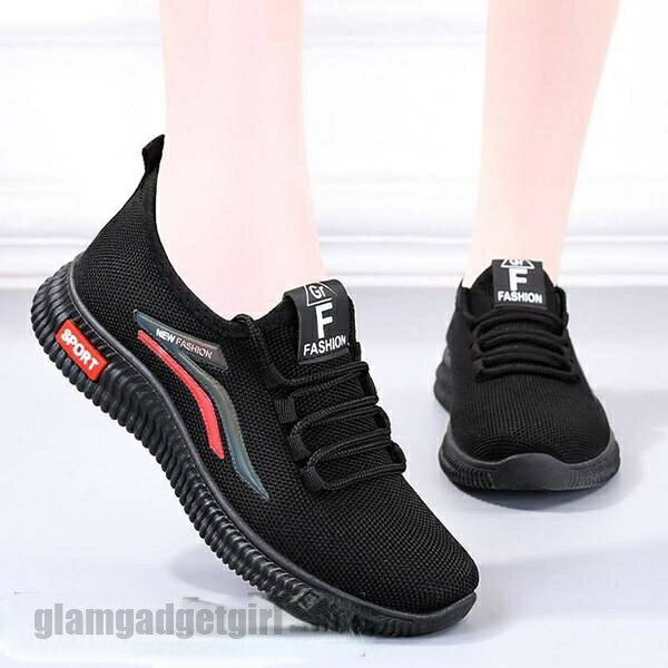 スニーカー ウォーキングシューズ レディース スポーツシューズ ハイ—ヒール 女性用ウォーキング 通学に適用 運動靴( 22.5?25.5 cm) ...