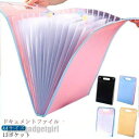 送料無料 ドキュメントファイル 13ポケット アコーディオン式 ドキュメントファイル A4 ジャバラ ファイル 書類 保管 収納 分類 保存 プリント入れ 説明...