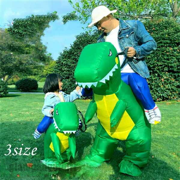 恐竜 ライダー 着ぐるみ ハロウィン 膨らむ エアコスプレ コスプレ インフレータブル コスチューム 仮装 変装 親子 キッズ 空気 エアー 衣装 文化祭 部活...