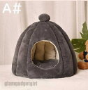 犬猫ベッド 犬小屋 猫ハウス 秋 冬 洞窟 猫用ベッド 猫 ドーム型 ベッド 可愛い 柔らか 水洗え 滑り止め 小型犬 キャット ペット小屋 室内用 クッション...