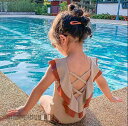 水着 子供 女の子 キッズ ワンピース 海水浴 スイミング スウィミング プール ビーチ 女の子 90 100 110 120 130サイズ ジュニア ベビー ワンピースブルー カーキ プレゼント 新生活