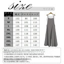 送料無料 サロペット パンツ レディース オールインワン ワイドパンツ 涼しい ゆったり 春 夏 コンビネゾン 着痩せ ストライプ 無地 40代 50代 新生活