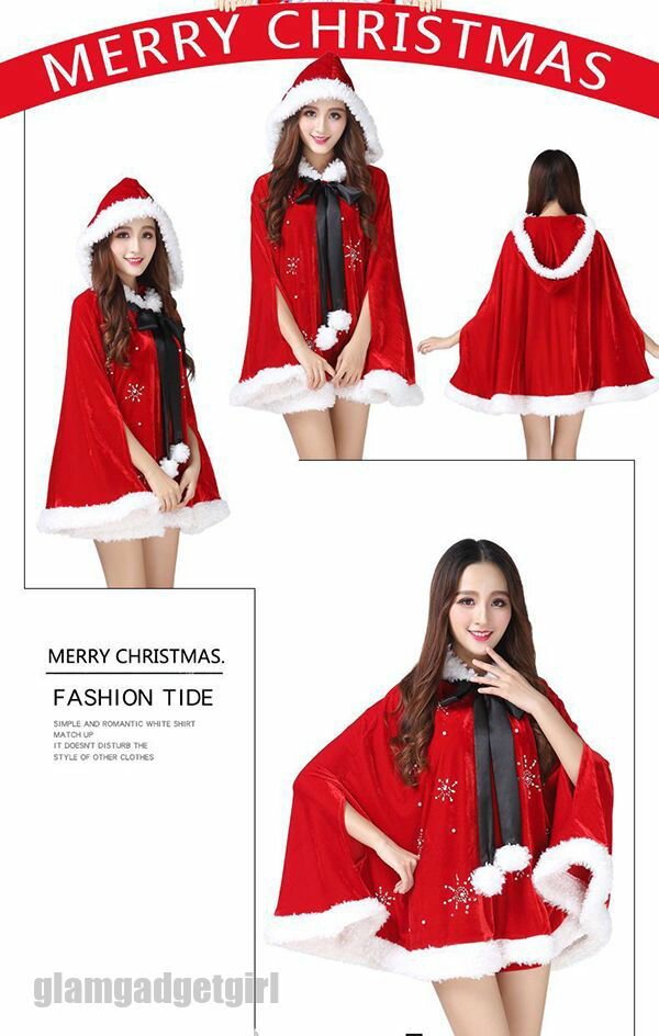 新生活 クリスマスシリーズ サンタ コスプレ レディース サンタクロース マント ポンチョ サンタコス サンタ 衣装 クリスマス コスプレ コスチューム 仮装 ...