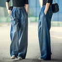 新生活応援 ワイドパンツ レディース ワイドデニム デニムパンツ ワイドパンツ レディース ジーンズ ガウチョパンツ デニム パンツ 大きいサイズ 母の日 プレ...
