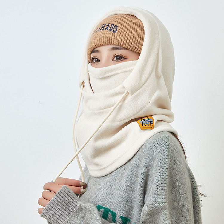 極暖 あったか 3way ネックウォーマー フェイスカバー 帽子 ネックガード 厚手 フリース 裏起毛 男女兼用 レディース メンズ ユニセックス フード バラクラバ フェイスマスク 目出し帽 ネックカバー 冬 防寒 防風 小顔効果 通勤通学