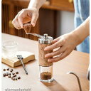 新生活 プレゼント 小型 家庭用 手挽式コーヒーグラインダー 折り畳み式ハンド コーヒーセット 手挽き キャリーイングキット ステンレス臼 コーヒーグラインダー...