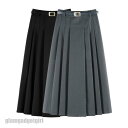 aライン ミモレスカート 大きいサイズ プリーツスカート 黒 ロング 膝下 制服 レディース OL 秋 事務服 通勤 オフィス スカート フレアスカー プレゼン...